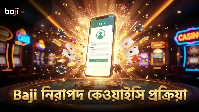 Baji প্ল্যাটফর্মে নিরাপদ কেওয়াইসি প্রক্রিয়া রয়েছে।