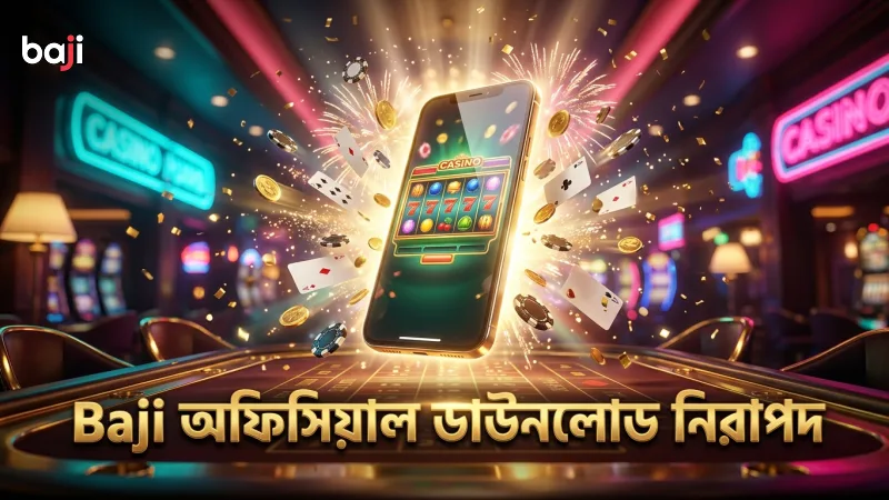Baji অ্যাপের অফিসিয়াল ওয়েবসাইট থেকে নিরাপদ ডাউনলোড প্রক্রিয়া।