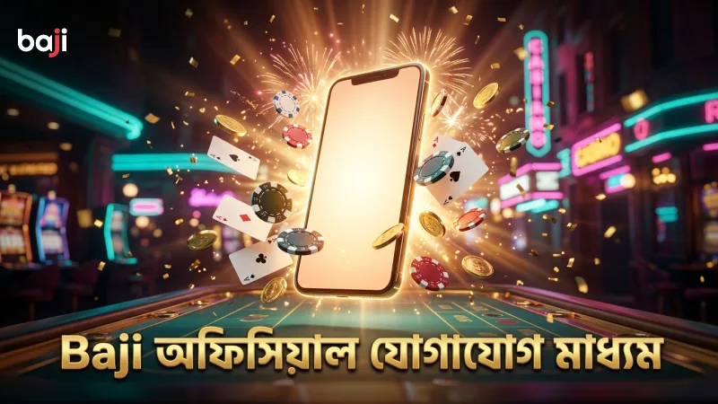Baji এর অফিসিয়াল যোগাযোগ মাধ্যমগুলোর তালিকা।