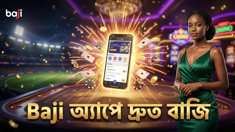 Baji অ্যাপে মোবাইল থেকে দ্রুত ও সহজে বাজি ধরা যায়