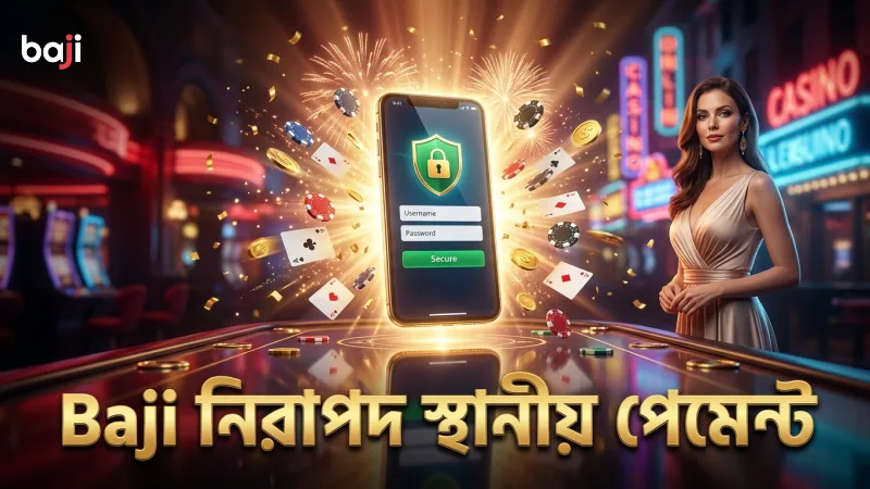 Baji স্থানীয় পেমেন্ট ব্যবস্থায় নিরাপত্তা নিশ্চিত করে।